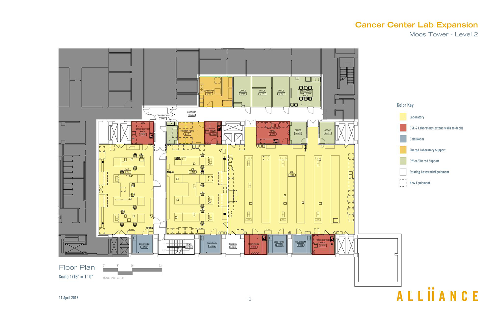 Cancer Center Floor Plan
